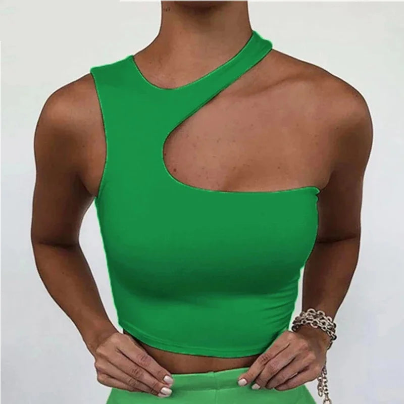 Off Shoulder Tank Irregular