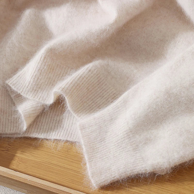 100% Mink Cashmere Pullover