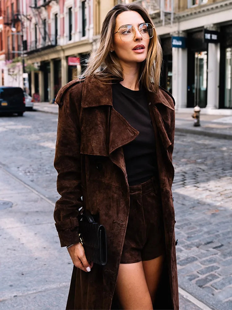 Vintage Suede Long Jackets