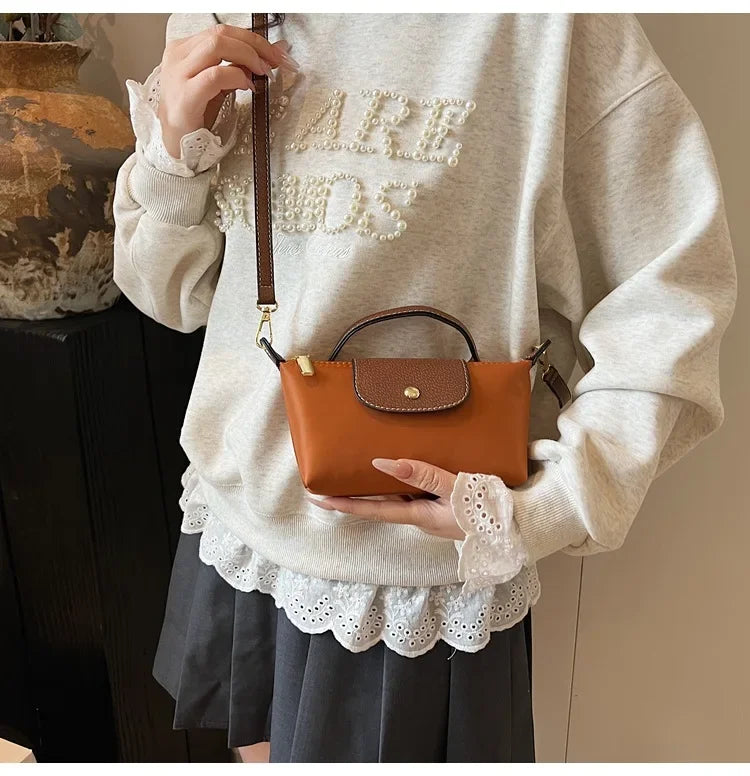 Retro Fashion Nylon Dumpling Bag
