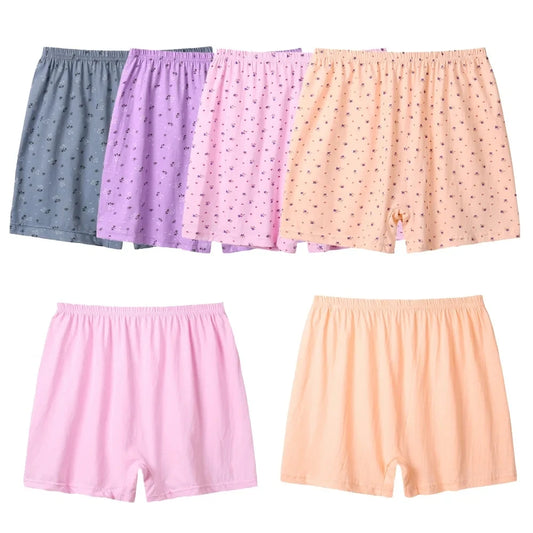 6ps/lot large size Boxer women cotton