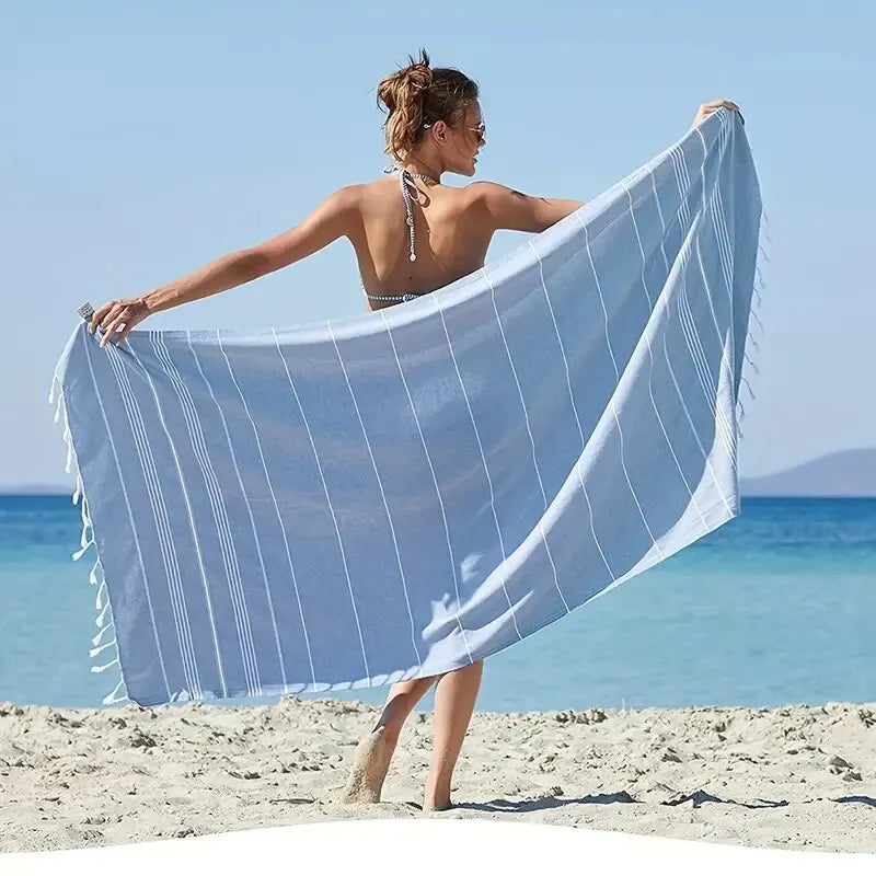 100X180cm Turkish Beach Towel Oversized Sand Free