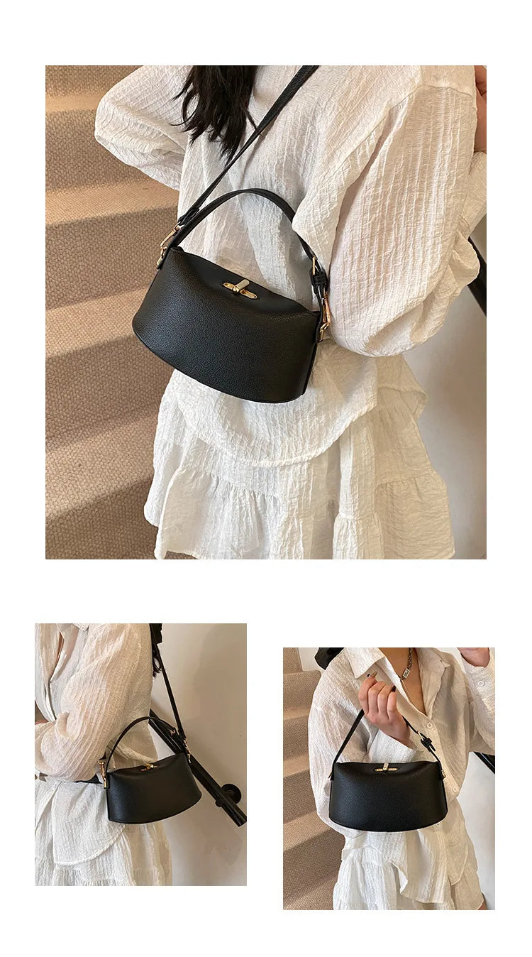 Niche Brand Women's Fashion Handbag Soft Versatile