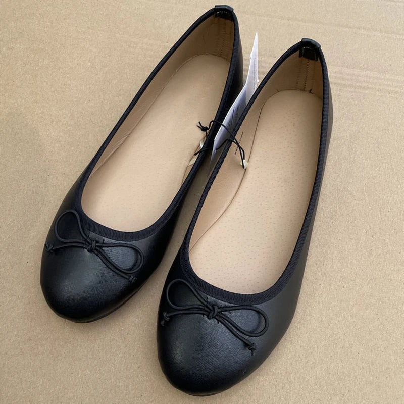 Elegant Bowknot Ballerina Women's Flat