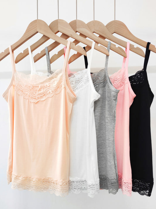 Lace Camisole Women's Solid Color Casual Vest Lace