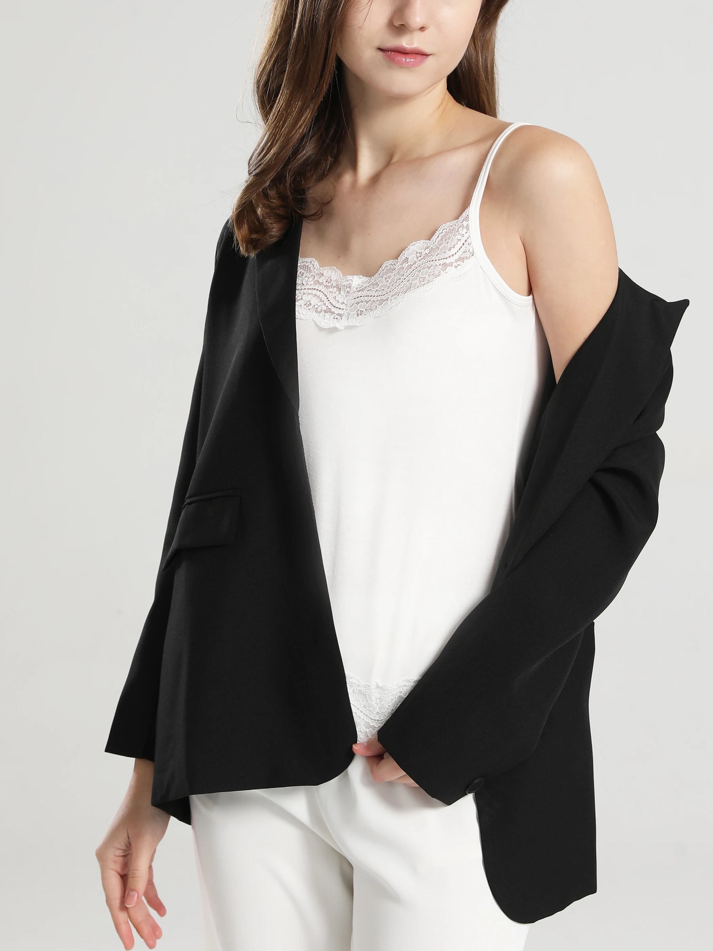 Lace Camisole Women's Solid Color Casual Vest Lace
