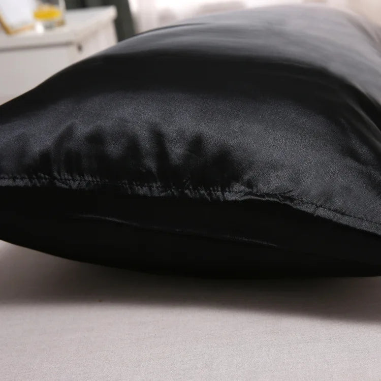 Pillowcase Silk Pillow Cover Silky Satin 1pc