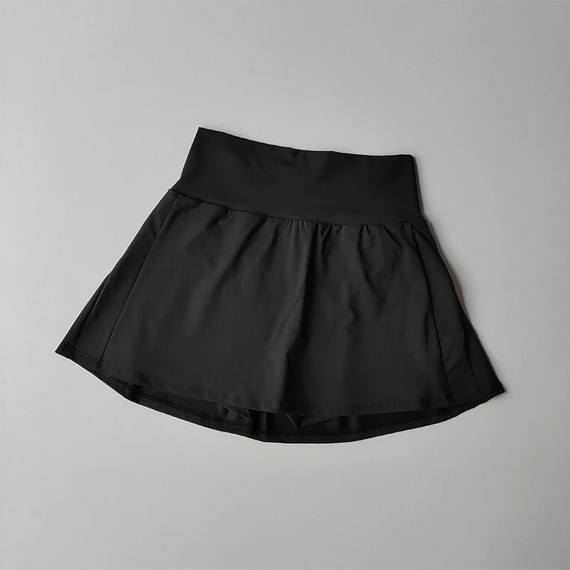 High Waisted Sports Short Skirt