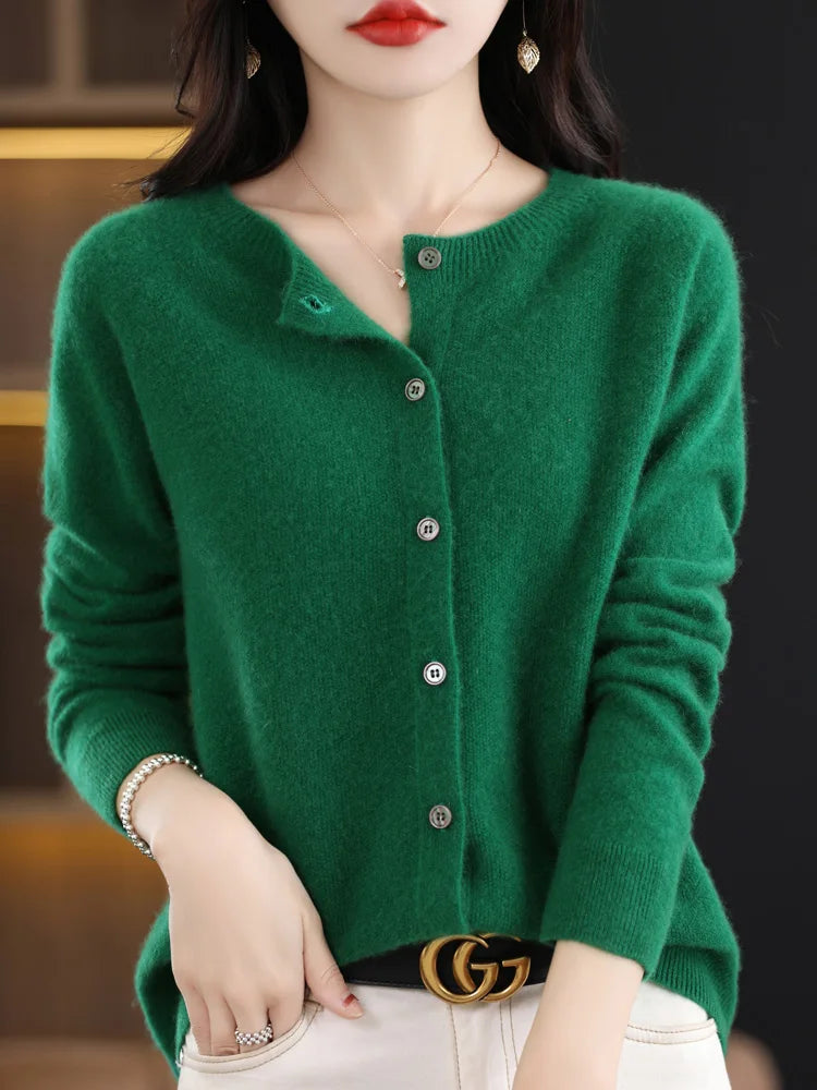Women Cashmere Sweater 100% Merino Wool