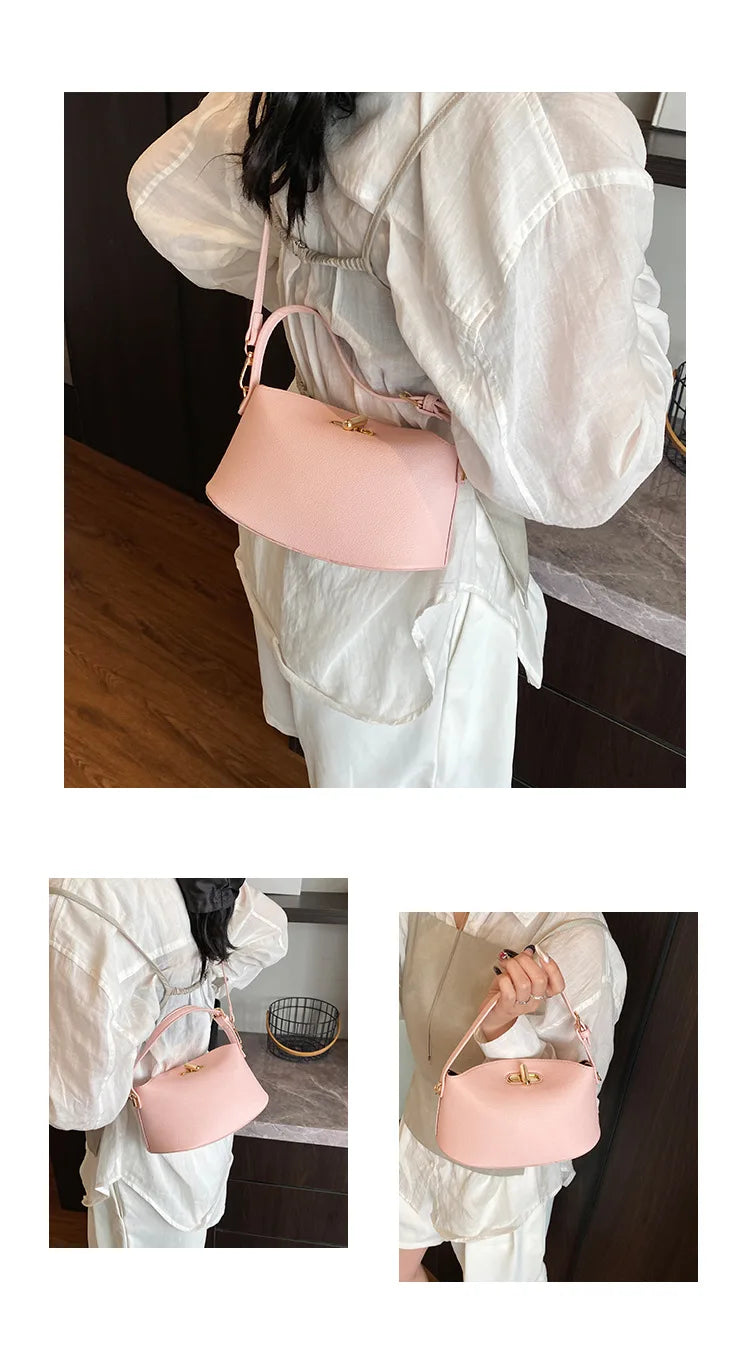 Niche Brand Women's Fashion Handbag Soft Versatile