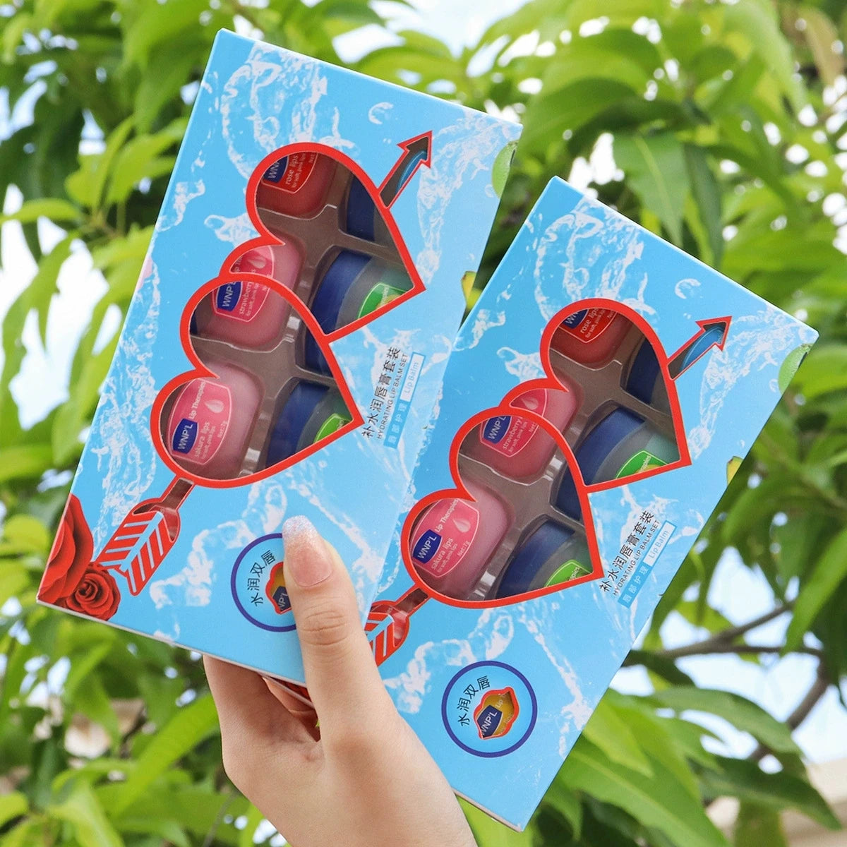 8pcs/box Natural Plant Lip Balm Moisturizing Plump Lips