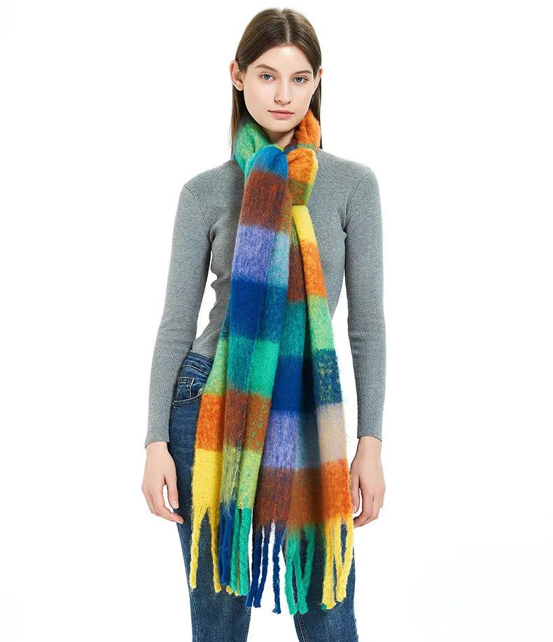 Thick Warm Scarf Women Cashmere