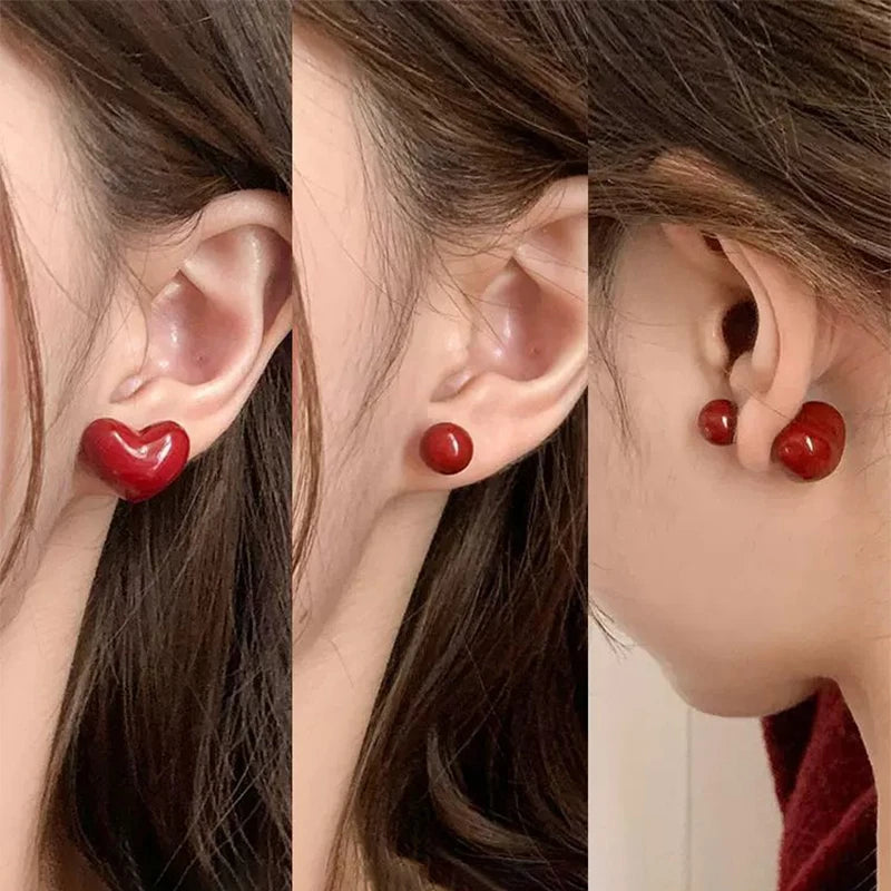 Ankela Red Ribbon Bow-knot