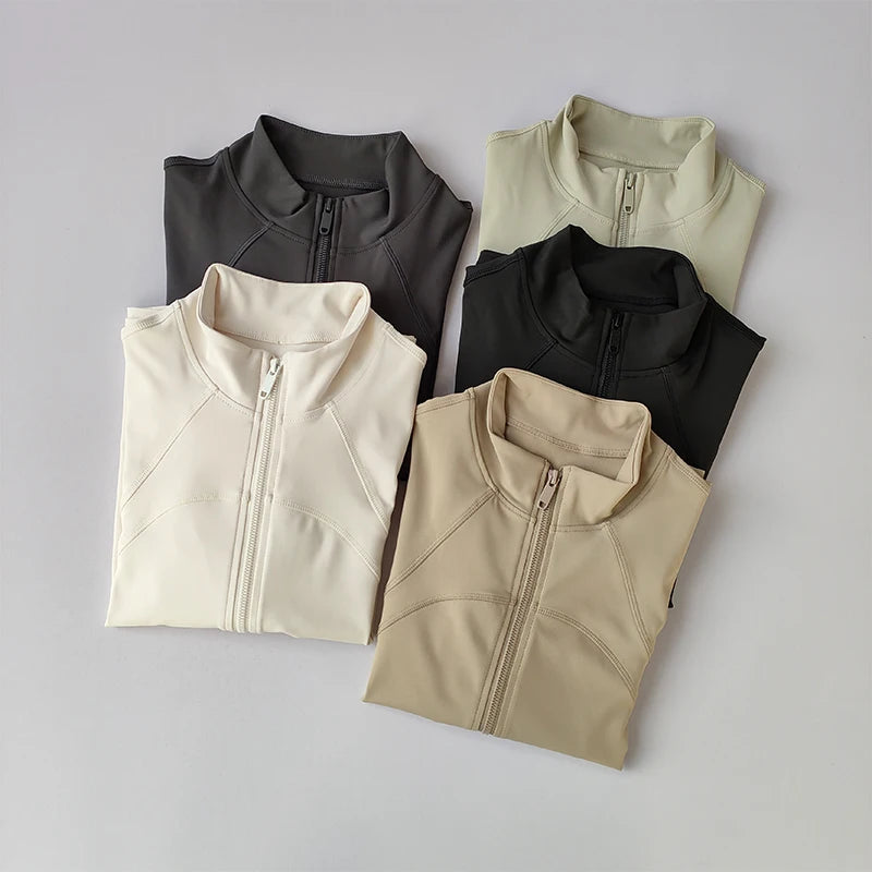 Yoga Suit Women's High-end Standing Collar