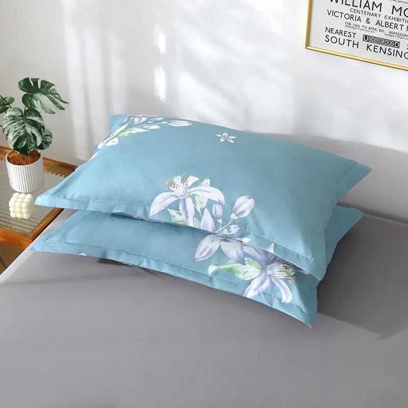 Pillowcase Adult Pair of Simple Thickened Student Dormitory Sprinkle Shop Apartment All Year Round Pillow Cover 2 2xpillowcases