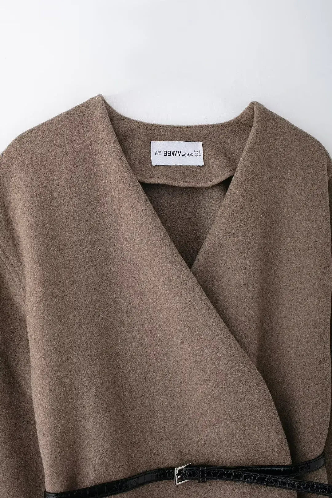 Women's Outerwear  With Belt Soft Top Elegant Chic Autumn/Winter Coat