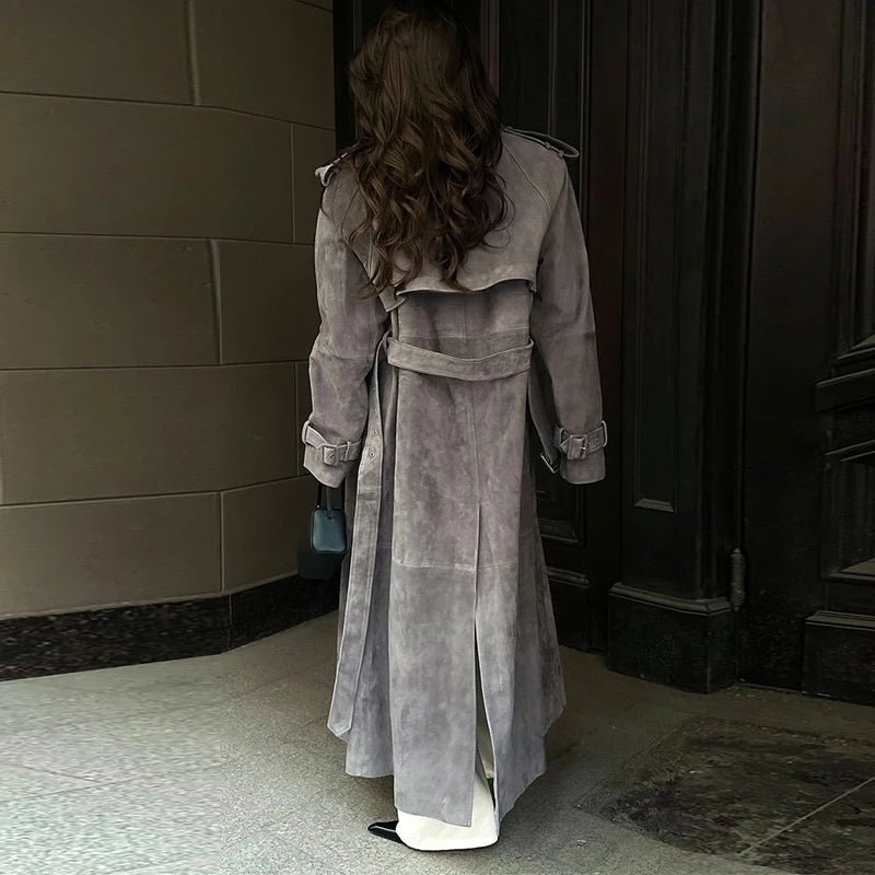 Vintage Suede Long Jackets