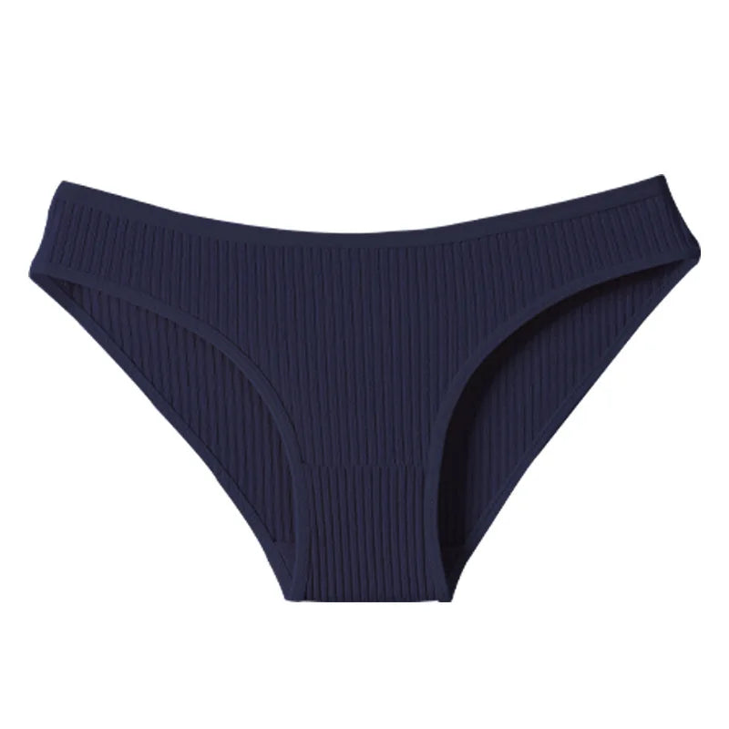 7Pcs Women's Panties Striped Briefs