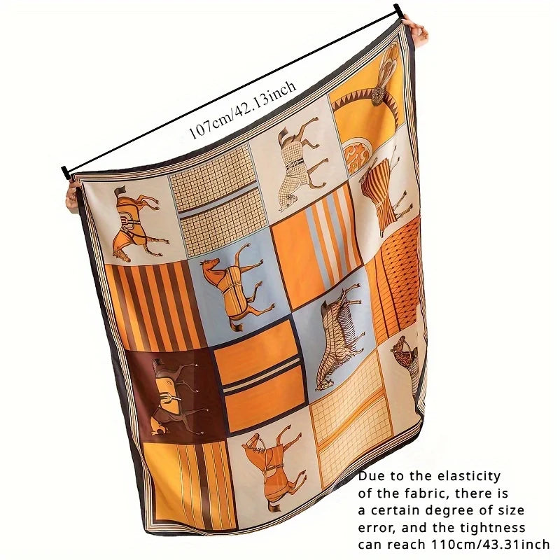 Luxury Silk Shawl Square Scarf