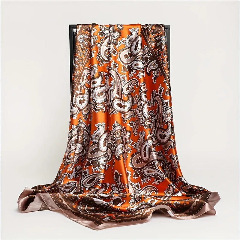Luxury Silk Shawl Square Scarf