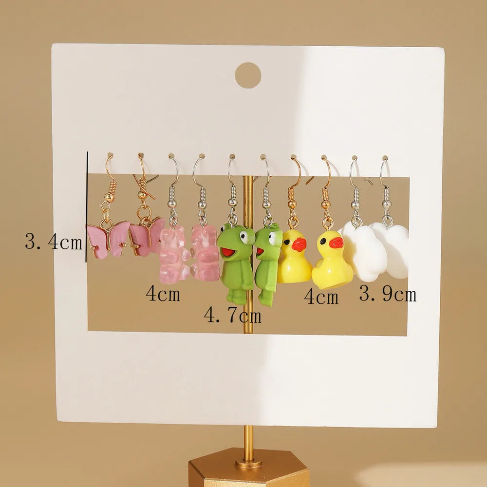 Fashion Sweet Fruit Drink Earrings Set