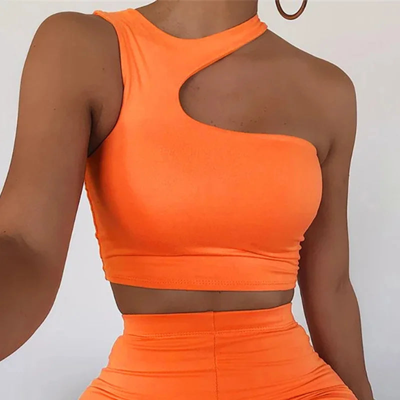 Off Shoulder Tank Irregular