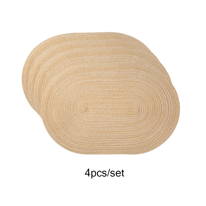 Placemats Set of 4,Heat resistant pad,Place Mat Washable Table Mats