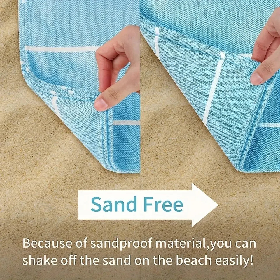 100X180cm Turkish Beach Towel Oversized Sand Free