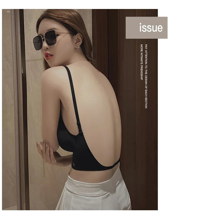 Sexy Large Backless Bra for Women