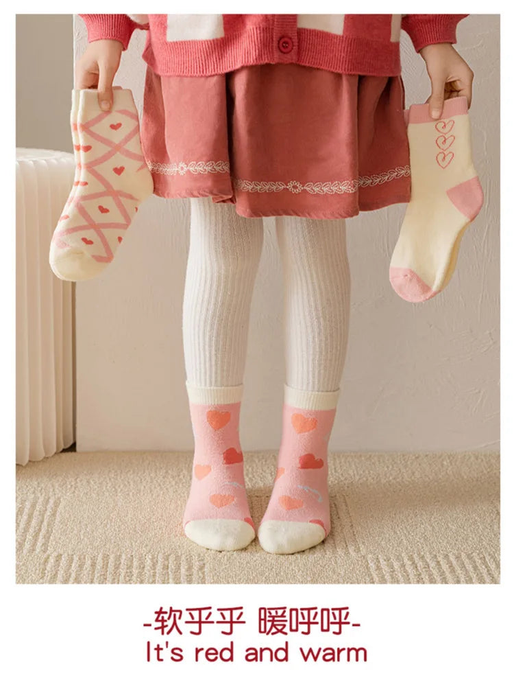Girls Winter Socks 5 Pairs