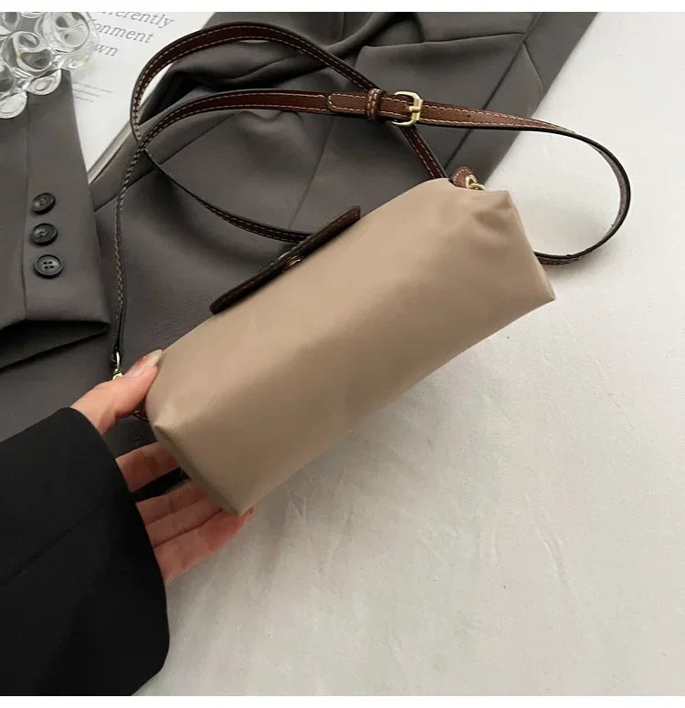 Retro Fashion Nylon Dumpling Bag