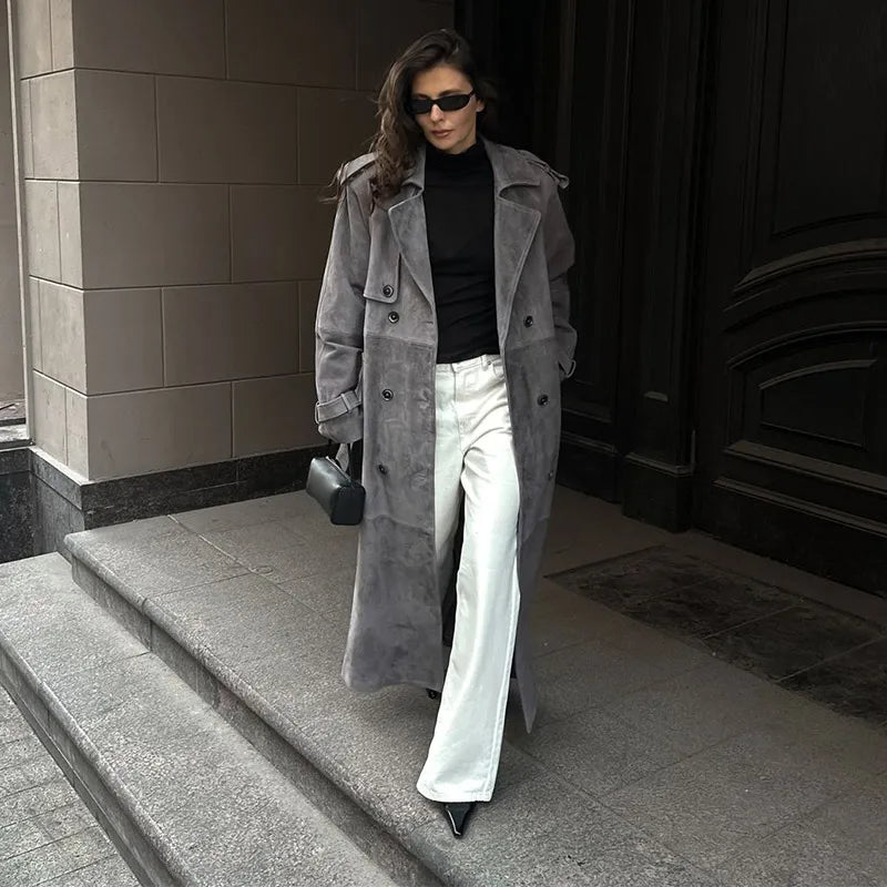 Vintage Suede Long Jackets