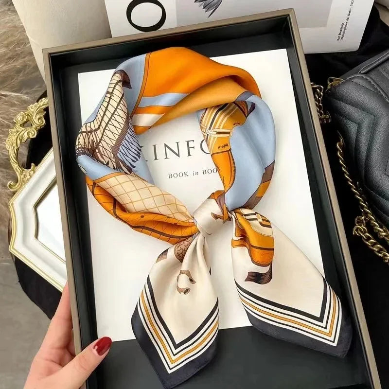 Luxury Silk Shawl Square Scarf