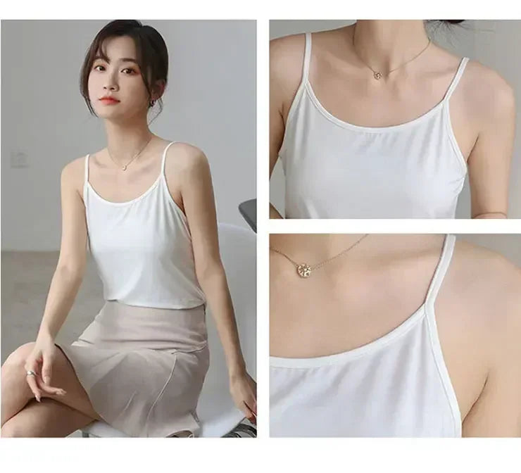 Sexy Camisoles Women Crop Tops Sleeveless Shirt
