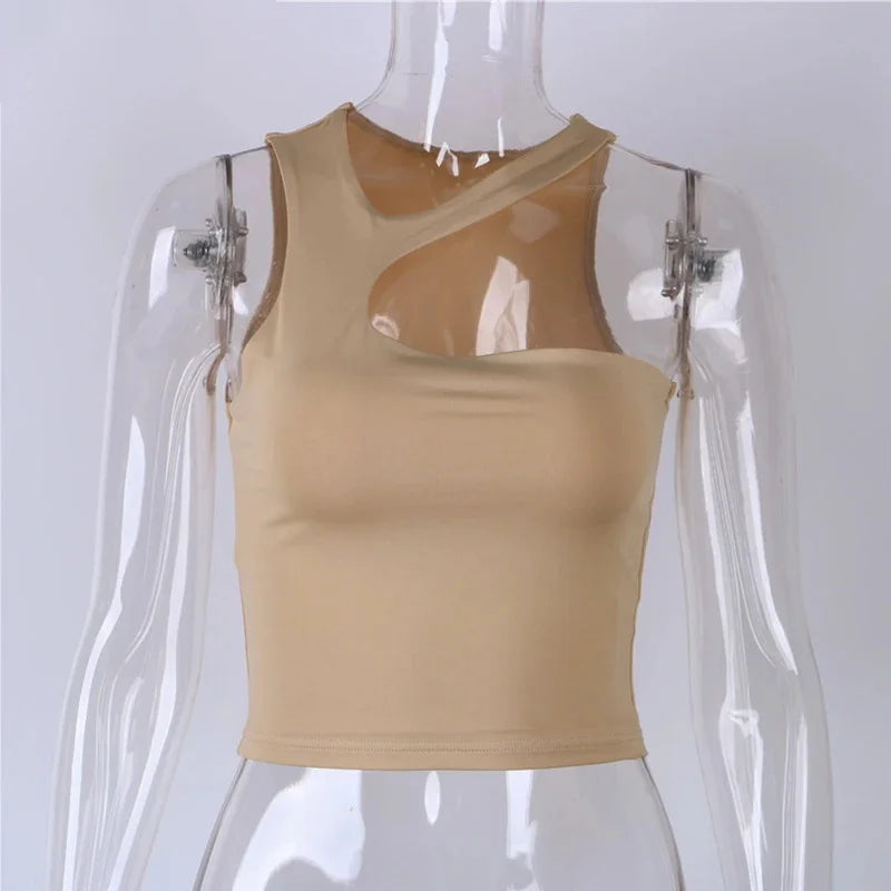 Off Shoulder Tank Irregular