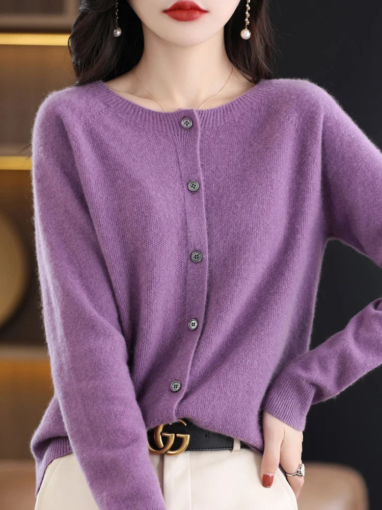 Women Cashmere Sweater 100% Merino Wool
