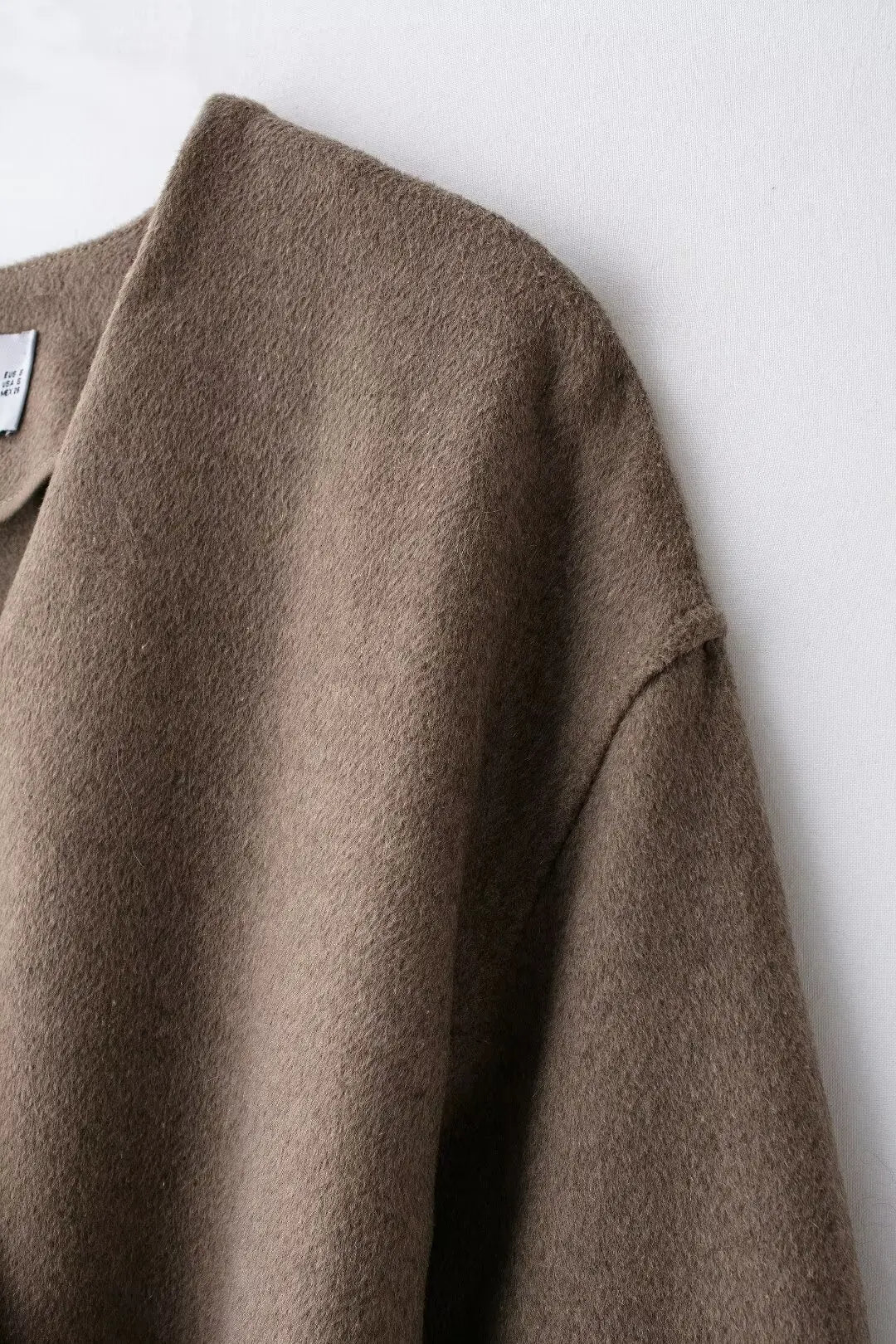 Women's Outerwear  With Belt Soft Top Elegant Chic Autumn/Winter Coat