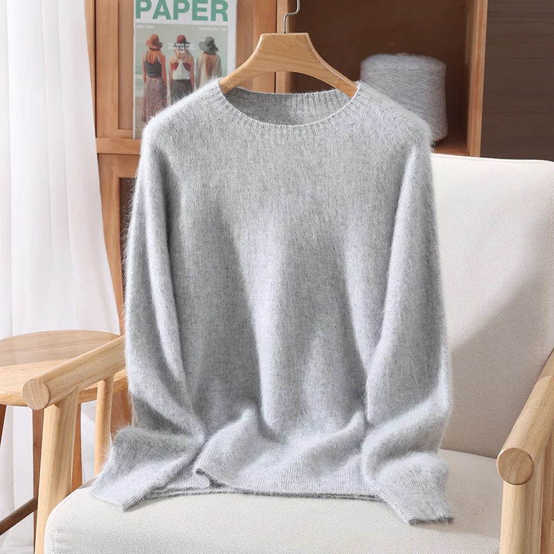 100% Mink Cashmere Pullover