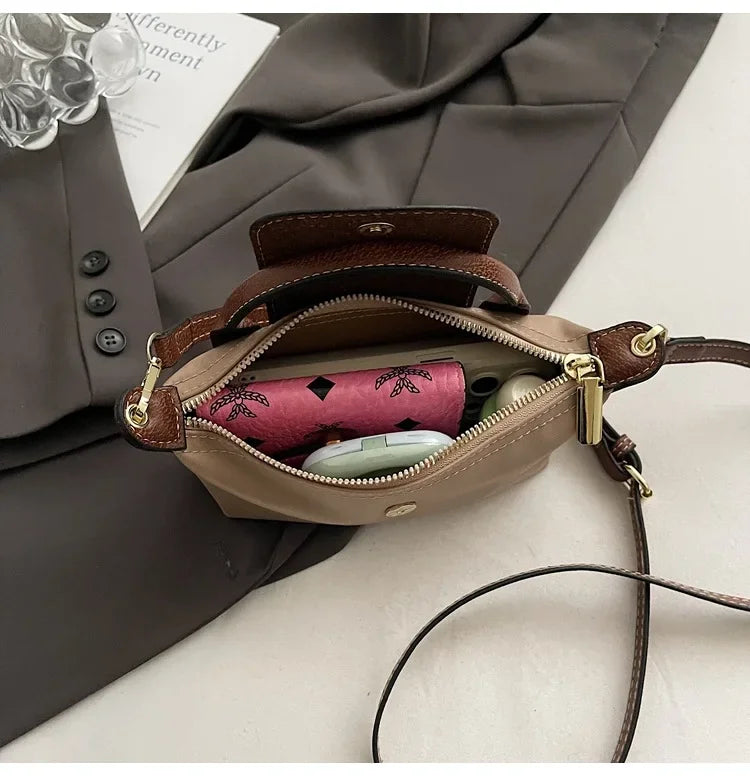 Retro Fashion Nylon Dumpling Bag