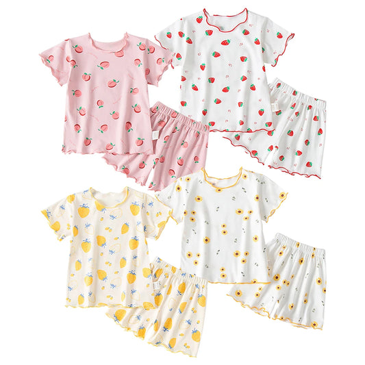 Girls Summer Pajama Sets