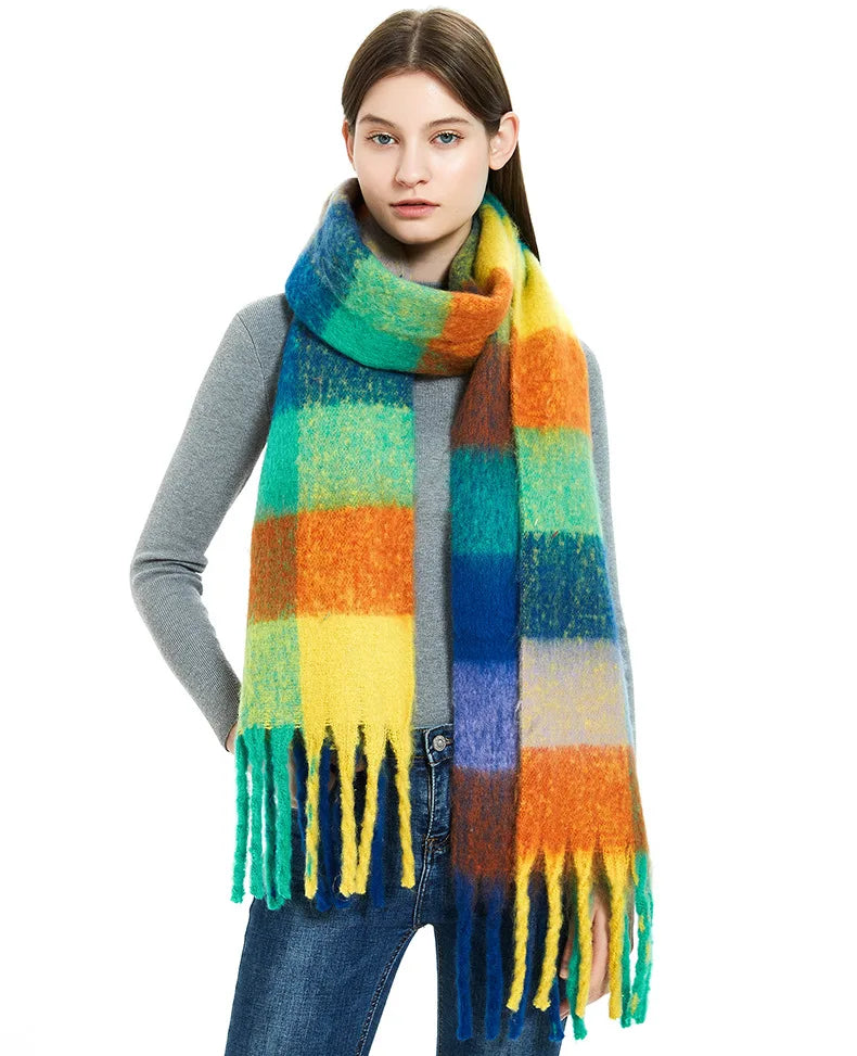 Thick Warm Scarf Women Cashmere