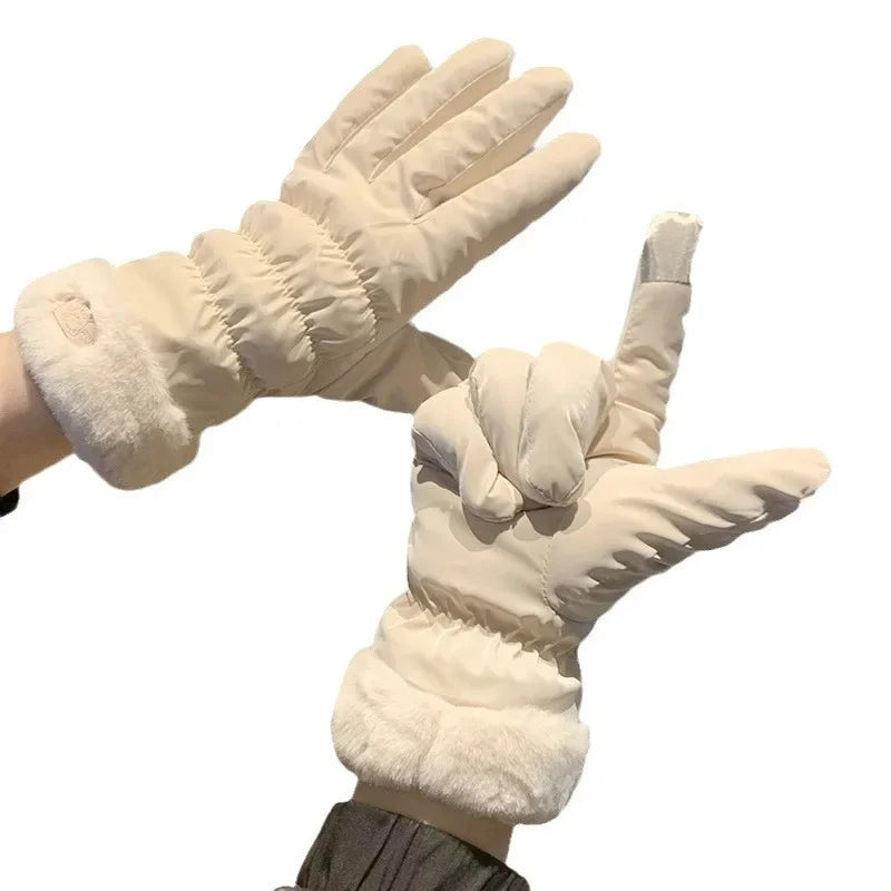Ski Gloves Women Winter