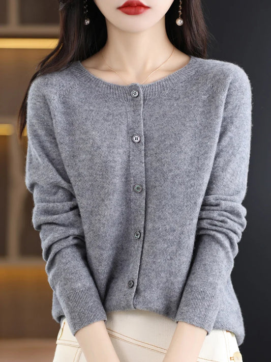Women Cashmere Sweater 100% Merino Wool