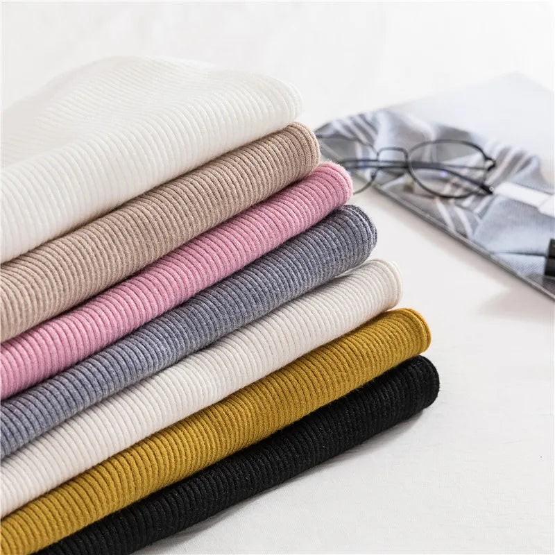 Heliar Women Fall Turtleneck Sweater Knitted Soft Pullovers Cashmere