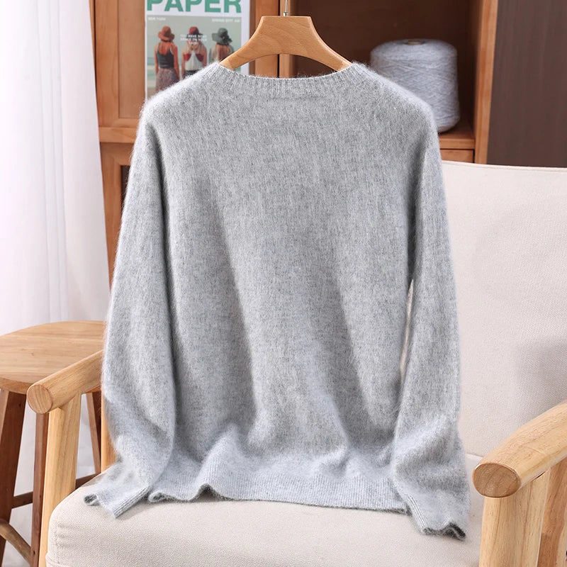 100% Mink Cashmere Pullover