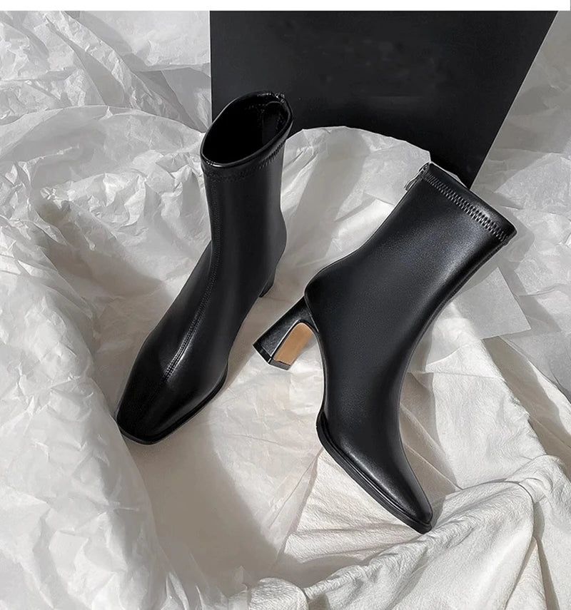 Vintage Warm Cotton Women Ankle Boots