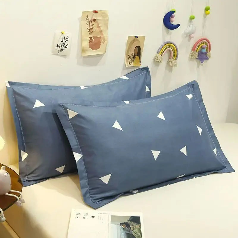 Pillowcase Adult Pair of Simple Thickened Student Dormitory Sprinkle Shop Apartment All Year Round Pillow Cover 2 2xpillowcases
