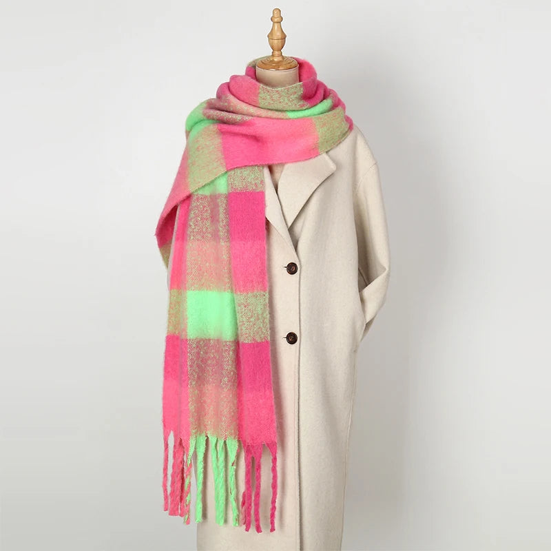 Thick Warm Scarf Women Cashmere
