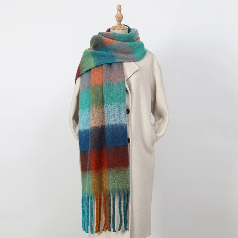 Thick Warm Scarf Women Cashmere