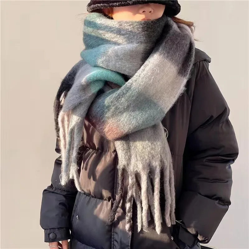 Thick Warm Scarf Women Cashmere